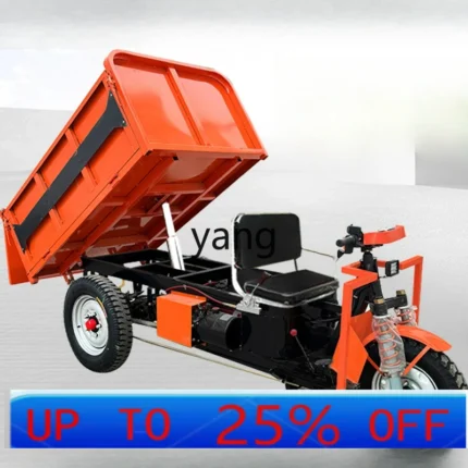 Electric dump tricycle agricultural dump truck