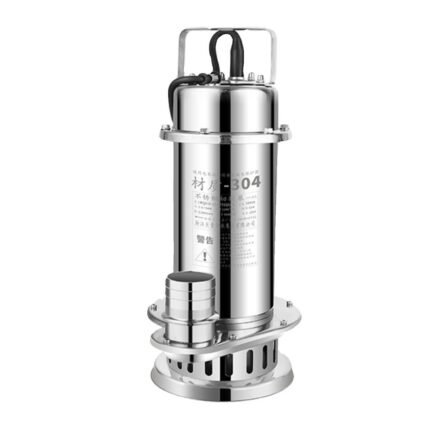 304 stainless steel submersible pump, 220v high lift corrosion resistant sewage cutting type sewage pump