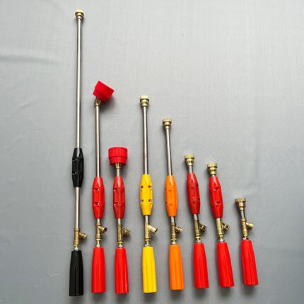 Agricultural high pressure pesticide spray gun sprayer adjustable direct spray gun rod windproof garden water gun spray gun