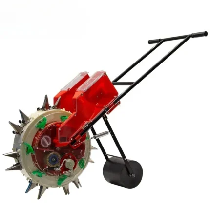 Hand push seeder corn soybean peanut chickpea cotton seeder with fertilizer