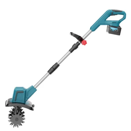 Lithium battery micro tillage scarifier agricultural soil tiller, small household electric hoe (four-blade lithium battery)