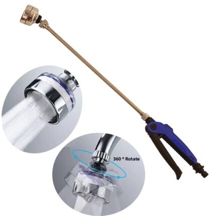 Gardening sprinkler gun for watering seedlings, gardening, watering nursery, vegetable gardening, long pole alloy